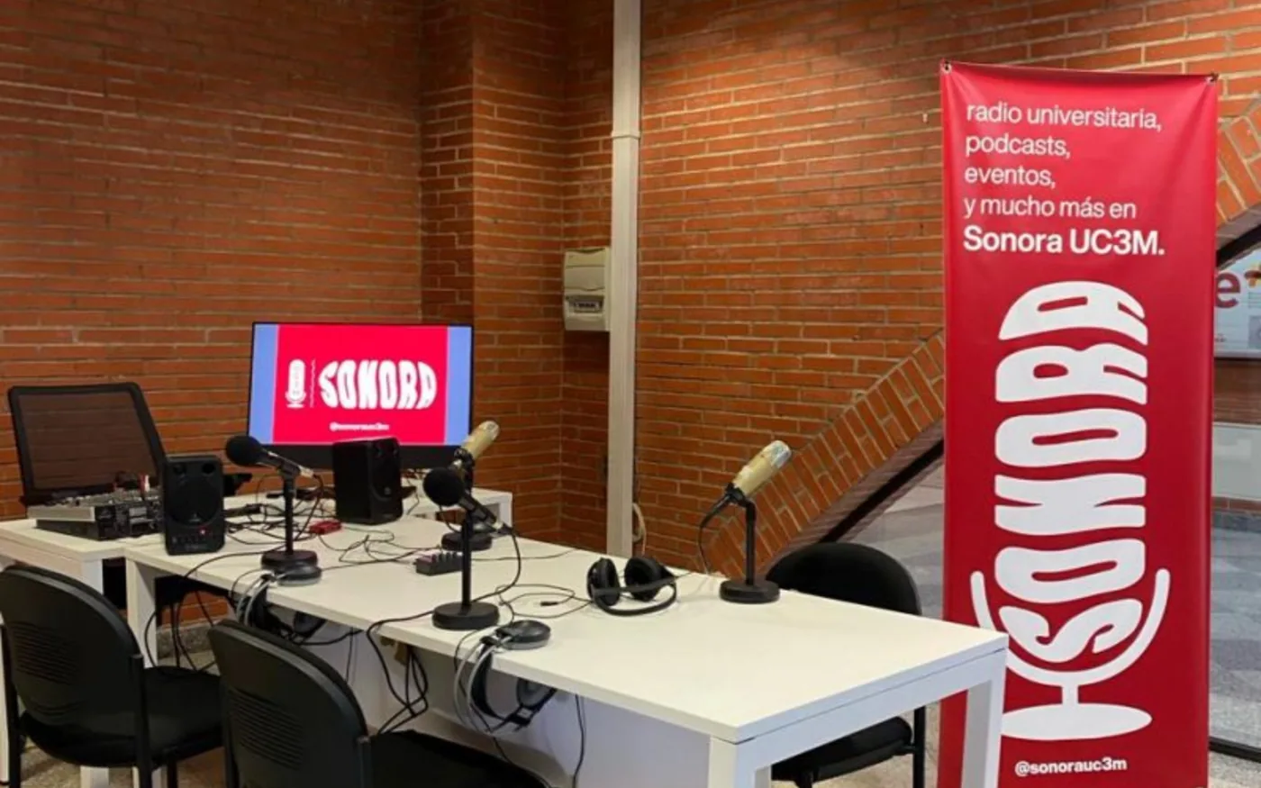 Sonora UC3M broadcasting set-up